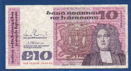 IRELAND - P.72c –  10 Pounds 14.04.1992 F+, S/n IHB 311438 - Ireland