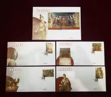 China FDC/2020-14 Buddhist Art Fron The Dunhuang Mogao Grottoes Stamp+SS 5v MNH - 2020-…