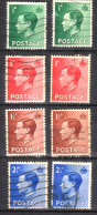 Grande Bretagne - 1937 - Roi Edouard VIII - 8 Timbres - Gebraucht