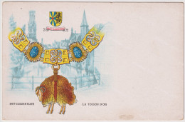 La BELGIQUE FOLKLORIQUE N°7 La Toison D'Or - Het Gulden Vlies    +/- 9x14cm  #1002 - Collections & Lots