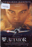 Carte Prépayée Japon * CINEMA * FILM *  AVIATOR (4986) LEONARDO Di CAPRIO * Japan Movie Prepaid Card * KINO Karte - Kino