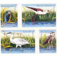 ROMANIA 1827, 2009,*  Birds Of Danube Delta, Oiseaux De Delta Du Danube - Otros & Sin Clasificación