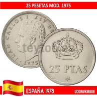 F0024# España 1978. 25 Pts. Mod. 1975 (SC) UC#808 - 25 Pesetas