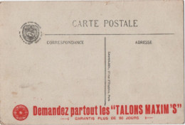 Zeppelin 1916     Verso  Demandez  Les ( Talons MAXIM'S ) - Accidents