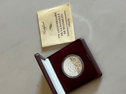 Médaille Anniversaire Des 175 Ans De La Bataille De Waterloo - En Argent - 1990 - Touristisch