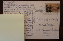 1975 Cpa Andorre Cover Vallées D'Andorre Andorra - Brieven En Documenten