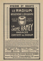 Crème Ramey Radium Publicité - Advertising (Photo) - Voorwerpen