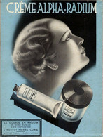 Crème Alpha-Radium Publicité - Advertising (Photo) - Gegenstände