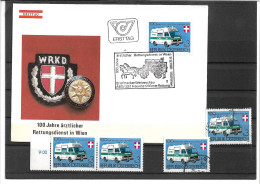 2321d: Österreich 1981, Ärztlicher Rettungsdienst, Wiener Berufsrettung: FDC Plus 4 Marken **/o - First Aid