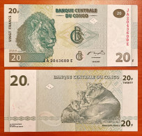 Congo 20 Franks 2003 P 94 UNC - Demokratische Republik Kongo & Zaire