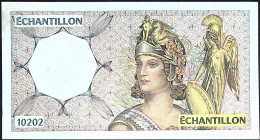 FRANCE * Echantillon Essai DAB * 200 Francs Montesquieu * Etat/Grade SPL/AU * - Fiktive & Specimen