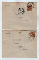 TB 4232 - 1946 - Timbre Type Cérès De MAZELIN Sur Facture Alimentation Emile GROS à CREST Pour Mr ANDRE Epicier à EURRE - 1921-1960: Modern Tijdperk