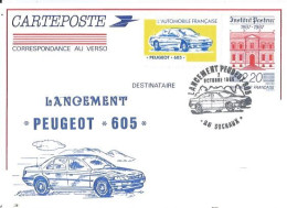 CPM - Sochaux - Lancement De La Peugeot 605 - Année 1989 Poste Peugeot - Sochaux