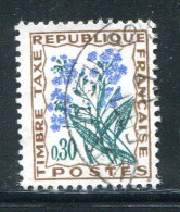 FRANCE- Taxe Y&T N°99- Oblitéré - 1960-.... Afgestempeld