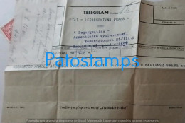 206314 CZECH REPUBLIC PRAHA TELEGRAM NO POSTCARD - Andere & Zonder Classificatie