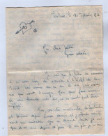 TB 4240 - 1953 - Lettre - Soldat Paul LEPINE Base Ecole De TOULOUSE - BALENCE Pour Melle Ginette ANDRE à PARIS - 1927-1959 Covers & Documents