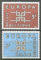 Belgium**EUROPA CEPT 1963-2vals-MNH-Belgique-Belgien-Belgie - Sonstige & Ohne Zuordnung