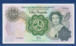 ISLE OF MAN - P.39 – 50 POUNDS ND (1983) UNC, S/n 029662 - 50 Pounds