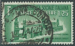 1944 RSI ESPRESSO USATO DUOMO DI PALERMO - P1-9 - Express Mail