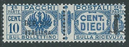 1944 RSI PACCHI POSTALI 10 CENT MNH ** - P29-5 - Paketmarken