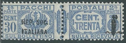 1944 RSI PACCHI POSTALI 30 CENT MNH ** - P31-7 - Colis-postaux