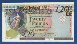 NORTHERN IRELAND - P. 85 – 20 POUNDS 2008 UNC, S/n CK099493  Bank Of Ireland - 20 Pounds