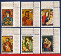 Ref. BD-531-C269 BURUNDI 1977 - SET - RELIGION - ARTMI# 1429-1434 - PAINTINGS - MINT, CHRISTMAS 6V Sc# 531-3+C267 - Unused Stamps