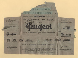 Telegramme Illustre - Peugeot - 1924 - Concarneau - Télégraphes Et Téléphones