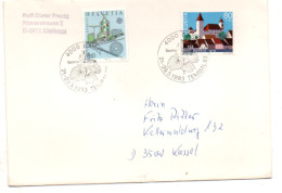 Schweiz 1983 Bauhinia Basel Sonderstempel Brief Nach Kassel Deutschland: Letter To Germany - Lettres & Documents