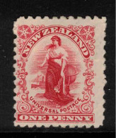 NZ 1901 1d Carmine Universal Pirie P11 SG 278 HM #CBT36 - Unused Stamps