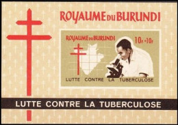 BL6A**(122B) - Lutte Contre La Tuberculose / Antitering / Kampf Gegen Tuberkulose / Fight Against Tuberculosis - BURUNDI - Unused Stamps