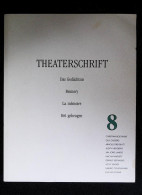 Theaterschrift. 8 Das Gedächtnis - Memory - La Mémoire - Het Geheugen - Música