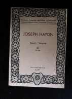 Joseph Haydn - Kritische Ausgabe Sämtlicher Sinfonien Band 11  (93-98) - PH 599 - Music