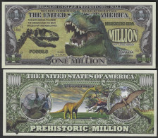 USA - FANTASY NOTE -  THE  DINOSAURS - UNC / SERIES  WILDLIFE - Sonstige & Ohne Zuordnung