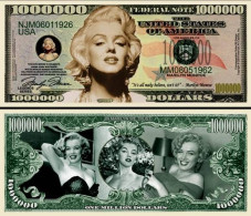 USA - FANTASY NOTE -  MARILYN  MONROE - UNC / SERIES  LEGENDS - Other & Unclassified