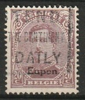  Belgie 1920 ENGELSE TEKST IN STEMPEL !!! "The Continent - Daily" In German Occupied Territory!!BZ90 - OC55/105 Eupen & Malmédy