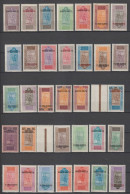 1920/1928 - HAUTE VOLTA - COLLECTION 2 PAGES ** / * (TIMBRES A L'ENDROIT = **) MNH / MLH - COTE YVERT = 150 EUR. - Nuovi