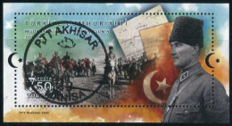 Türkiye 2022 Yvert BF190 Armistice Of Mudanya, Centenary | First World War WW1, Flag, Horse, Treaty - Gebraucht