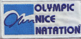 ÉCUSSON  Tissu OLYMPIC NICE NATATION - Nuoto