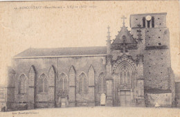 79. MONCOUTANT. CPA.  L'EGLISE. ANNEE 1908+ TEXTE - Moncoutant