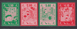 2022 New Zealand Year Of The Tiger   Complete Set Of 4  MNH @ BELOW FACE VALUE - Ongebruikt