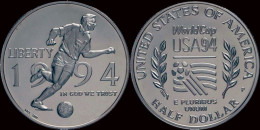 USA 1/2 Dollar 1994- Worldcup USA 1994- Football Proof In Capsule - 1964-…: Kennedy