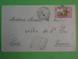 BT5 NOUVELLE CALEDONIE BELLE LETTRE  1935 NOUMEA A PARIS FRANCE+ + AFF. INTERESSANT++++ - Storia Postale