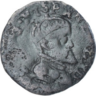 Monnaie, Pays-Bas Espagnols, Philippe II, Courte, 1560-1567, TB, Cuivre - Pays Bas Espagnols