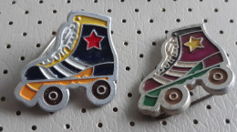 Roller Skates  Vintage Pins Badge - Skateboard