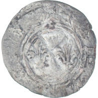 Monnaie, France, Charles VI, Denier Tournois, 1380-1422, 2nd Emission, TB - 1380-1422 Karl VI. Der Vielgeliebte