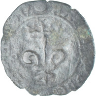 Monnaie, France, Charles VIII, Niquet, 1483-1498, Dijon, TB, Billon - 1483-1498 Carlos VIII El Afable