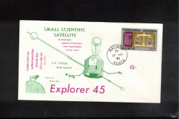 Kenya 1971 Space / Weltraum Small Scientific Satellite EXPLORER 45 Launched From Kenya Interesting Cover - Africa