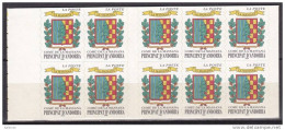 Andorre Carnet N° 9 (timbre N° 512) Xx - Cote 22 Euros - Prix De Départ 7 Euros - Booklets