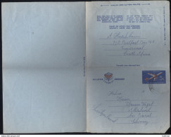 Tchad - Aérogramme Lugbrief Air Letter Pour La Suisse - 28/03/1965 - Brieven En Documenten